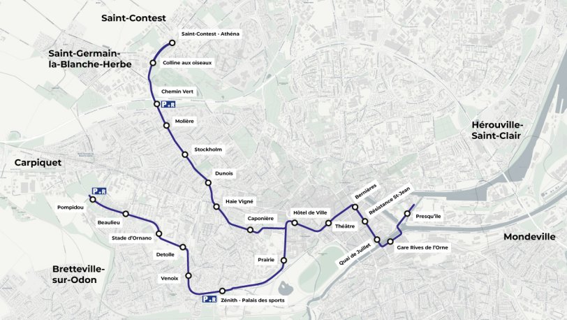 Tramway : les noms des stations retenus