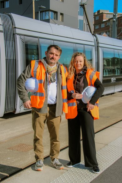 Ambassadeurs chantier tramway