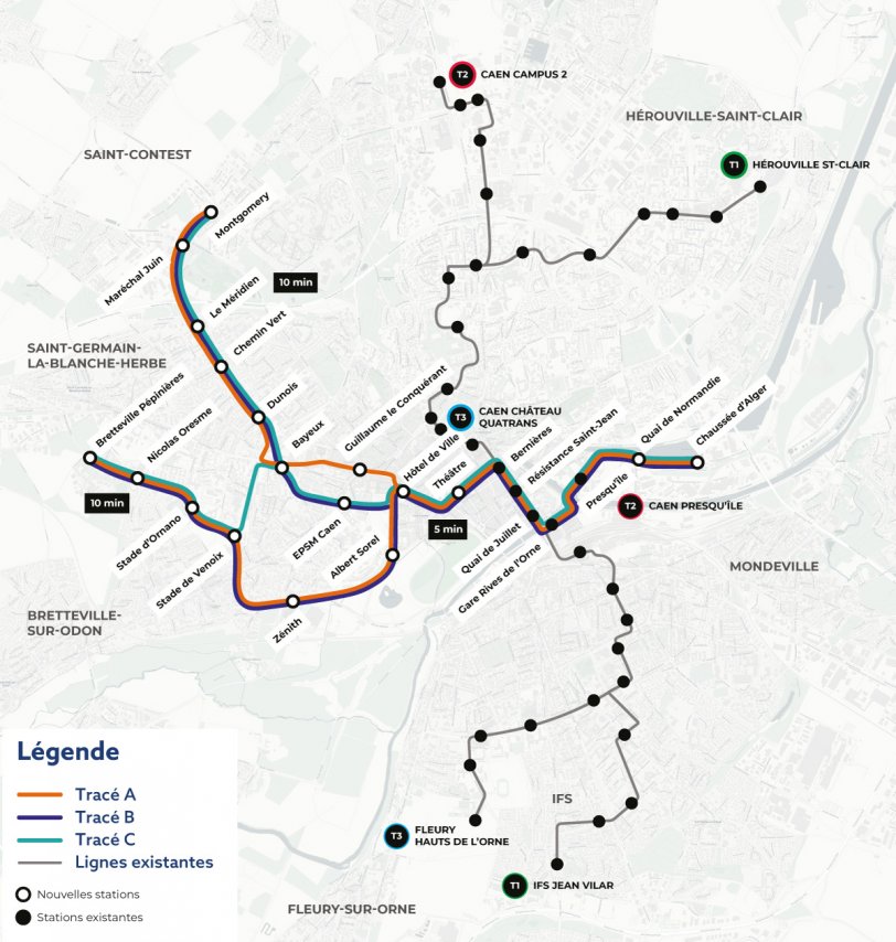 plan du réseau