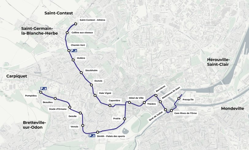 Tramway : les noms des stations retenus