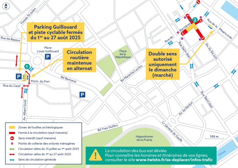 Chantier fouilles archéologiques tramway