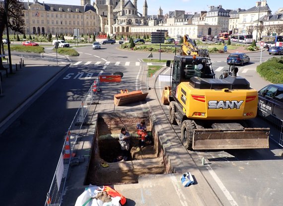 Vestige Bastion Jésuites - Caen Bd Bertrand